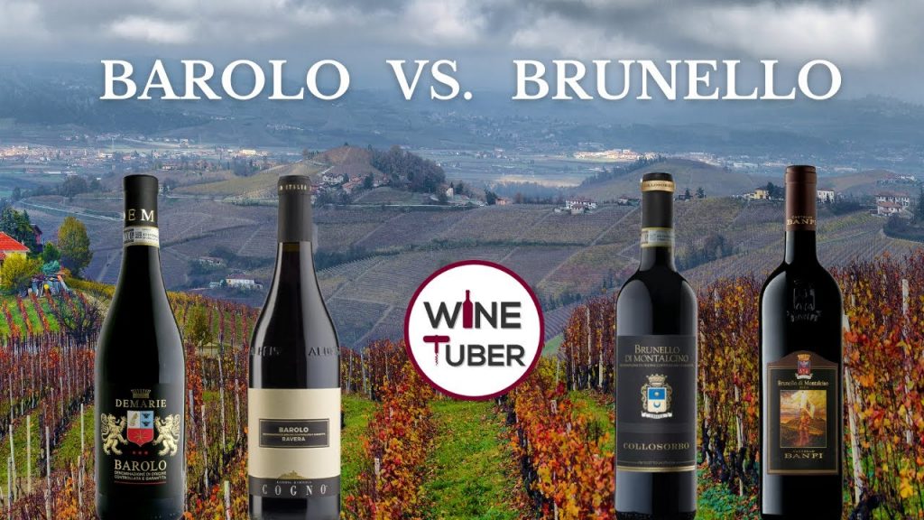 difference between Barolo and Brunello di Montalcino?